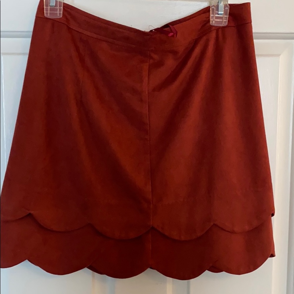 Red skirt